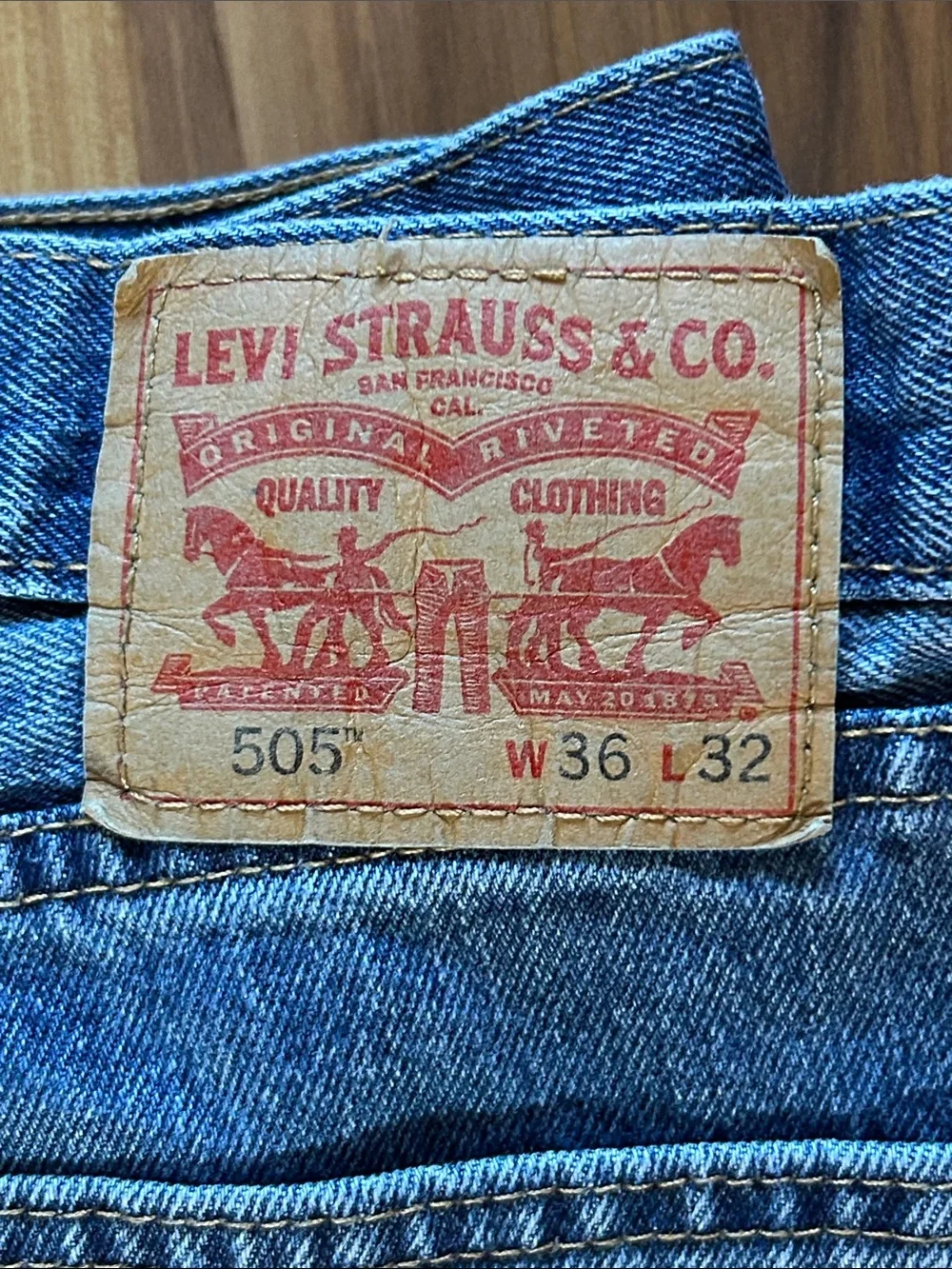 Levi's Men’s 505 Straight Jeans 36 x 32
